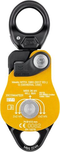 PETZL, Spin L2, Double Pulley with Very High Output with Walker in Saudi Arabia