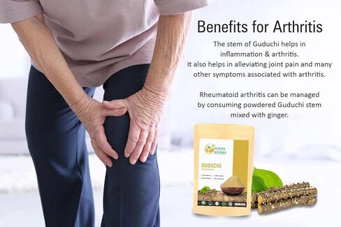Herbs Botanica Guduchi Powder USDA Organic Neem Giloy Powder | Tinospora cordifolia | Herbsl Supplement for Immune Support, Digestion 5.3 Oz / 150 GMS in Saudi Arabia