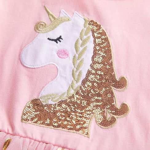 فساتين توتو للفتيات الصغيرات من التول فستان صيفي قصير الأكمام بألوان قوس قزح لحفلات أعياد ميلاد الأطفال وحفلات وحيد القرن والأميرة in Kuwait