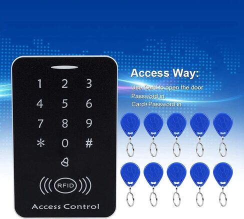 Sonew RFID تعمل باللمس المعادن التحكم في الوصول كلمة المرور الوصول إلى لوحة المفاتيح آلة تحكم مع 10 قطعة ID Keyfobs in Saudi Arabia