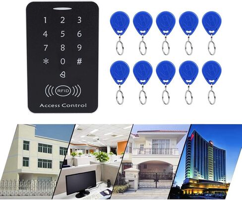 Sonew RFID تعمل باللمس المعادن التحكم في الوصول كلمة المرور الوصول إلى لوحة المفاتيح آلة تحكم مع 10 قطعة ID Keyfobs in Saudi Arabia