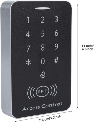 Sonew RFID تعمل باللمس المعادن التحكم في الوصول كلمة المرور الوصول إلى لوحة المفاتيح آلة تحكم مع 10 قطعة ID Keyfobs in Saudi Arabia