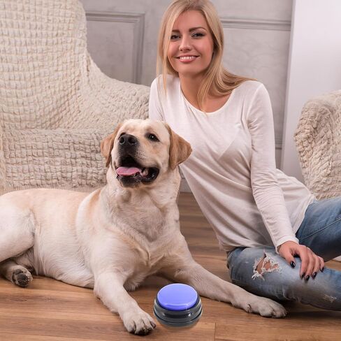 مجموعة ازرار للكلاب مكونة من 4 قطع من بابتالورد، حلقات متصلة وعظام للكلاب، ازرار للتواصل، تعليم كلبك التحدث مع ازرار اوامر الكلاب والقطط الخاصة بنا في 30 ثانية، ازرار تسجيل صوتي للكلب الناطق in Kuwait