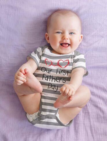مجموعة قمصان Tstars First Fathers Day للأب والطفل المتطابقة للأب والابن والابنة in Kuwait