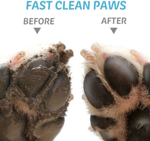 Dog Paw Cleaner with Handle, Portable Dog Paw Washer, Fast Clean Pet Foot Cleaner for Small Medium Large Breed Dogs Cats(Large) in Kuwait