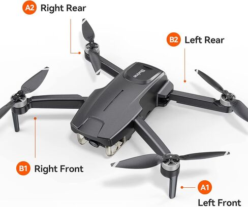 Bwine F7MINI Drone Original Arm Replacement Parts(Built-in motor), Repair Parts Drone Accessories For F7MINI ( Right Front ) in Kuwait