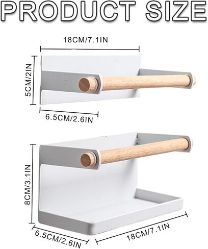 حامل مظلة مثبت على الحائط باللون الأبيض من AUSTUFF، حامل مظلة بطول قابل للتعديل من الحديد، رف مظلة مغناطيسي، مناسب لتخزين رف المظلة الطويلة والقصيرة، تخزين المظلة الداخلية للممر in Kuwait