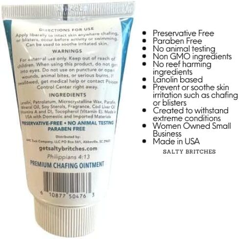 Salty Britches Chafing Ointment | Waterproof | Heat & Humidity Resistant | Anti-Chafe in Kuwait