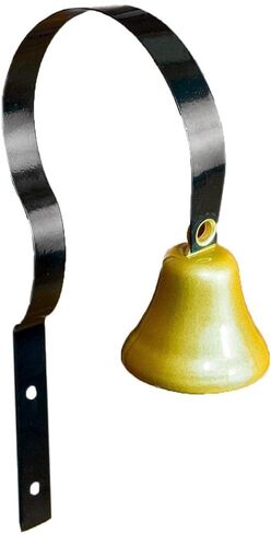 Nikou GoGo Bell Dog Doorbell - Dog Doorbell Pet Doorbell with Antique Wall Mount Metal Doorbell for Potty Training Home Training Your Dog Lets You Know When They Need a Jingle in Saudi Arabia