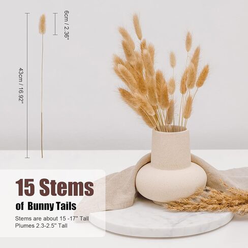 المجففة بامباس العشب بوهو ديكور المنزل، 92pcs باقة الزهور الطبيعية Inc الخزامى الأرنب ذيل بومباس ريد محايد البوهيمي الخريف الديكور لطاولة الزفاف غرفة نوم الغربية زهرية الموقد ديكور عيد الميلاد in Kuwait