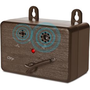 Anti Barking Device，Stop Barking Dog Deterrent Devices,Ultrasonic Dog Bark Control Devices 50FT Range Outdoor Indoor, 4 Modes Bark Box Dogs Sonic Dog Silencer, Safe for Human and Dogs (brown) in Saudi Arabia