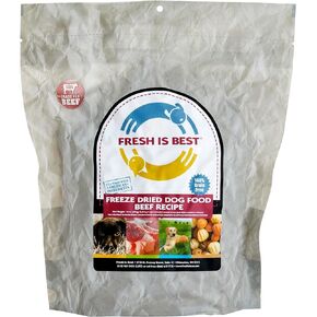 Fresh Is Best - Freeze Dried Raw Dog Food - Beef, 8 Ounces