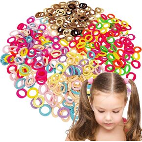 400 قطعة من ربطات شعر الأطفال الصغار، ربطات شعر للفتيات، أربطة شعر مطاطية ملونة لطيفة وإكسسوارات للشعر (اللون 06) in Kuwait