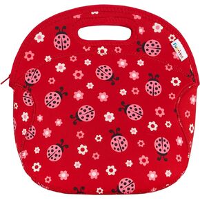 Funkins Insulated Lunch Bag for Kids | Spacious, Durable, Machine Washable | Premium Quality | Interior Pocket & Name Tag | Easy to Pack, Folds Flat for Storage | Large Size Lunch Bag (Gnomes)