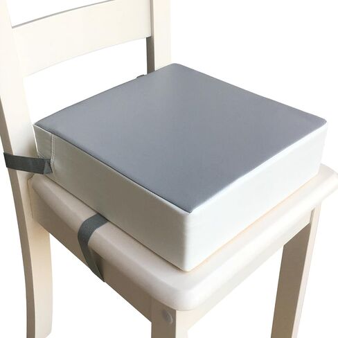 Toddler Booster Seat for Dining Table,PU Waterproof Kids Booster Seat for Table with Safety Buckles,Non-Slip Bottom Portable Booster Cushion for Travel in Saudi Arabia