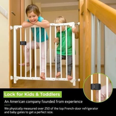 Urban August Upgraded Refrigerator Lock for Kids & Toddlers - 2 Pack Multi-Functional Cabinet Locks for Adults & Fridge Door Lock with 3-Digit Combination Lock & 8-13.5in Strong Adjustable Strap… in Kuwait