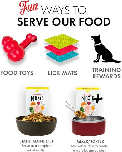 جراندما لوسي طعام الكلاب بالدجاج المجفف بالتجميد من موكسي، 24 اونصة in Kuwait