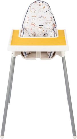 وسادة داعمة قابلة للنفخ من Dadouman لكرسي IKEA العالي، وسادة كرسي مرتفع للأطفال مع طباعة ملونة، تتضمن وسادة قابلة للنفخ (أوراق الشجر) in Kuwait