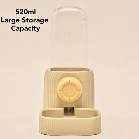 Hanging Automatic Pet Food Water Dispenser, Auto Gravity Rabbit Feeder and Water Dispenser Set，Cage Food Bowl Feeding Station for Puppy Kitten Rabbit Chinchilla Hedgehog Guinea Pig Ferret in Kuwait