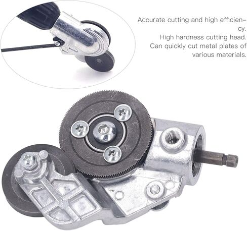 ملحق مثقاب معدني من UPQRSG، ملحق قاطع لوحة مثقاب كهربائي، محول أداة قطع معدنية سريعة التركيب من سبائك الألومنيوم، قاطع لوحة مثقاب كهربائي لقطع الحديد، ورقة بيضاء، فولاذ in Kuwait