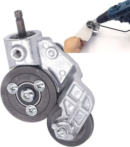 ملحق مثقاب معدني من UPQRSG، ملحق قاطع لوحة مثقاب كهربائي، محول أداة قطع معدنية سريعة التركيب من سبائك الألومنيوم، قاطع لوحة مثقاب كهربائي لقطع الحديد، ورقة بيضاء، فولاذ in Kuwait