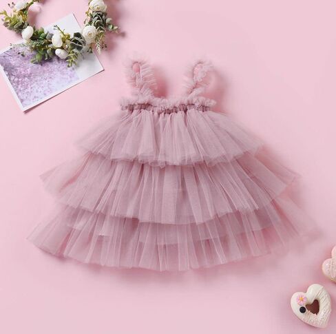 Bow Dream Baby Tutu Flower Girl Dress Wedding with Headband Birthday Party in Kuwait