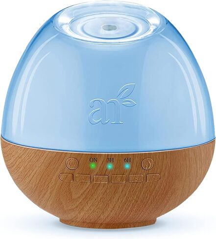 artnaturals Essential Oil Diffuser & Baby White Noise Sound Machine w/Night Light - 6 Natural Relaxing & Soothing Sounds - Sleep Therapy for Babies, Kids & Adults - Aromatherapy Humidifier for Bedroom in Kuwait