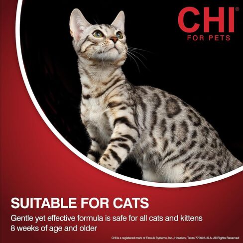 CHI Cat Hairball Control Waterless Bath Spray, White in Kuwait