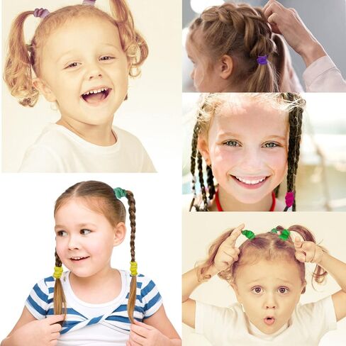 400 قطعة من ربطات شعر الأطفال الصغار، ربطات شعر للفتيات، أربطة شعر مطاطية ملونة لطيفة وإكسسوارات للشعر (اللون 06) in Kuwait