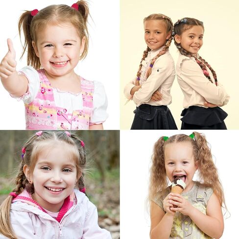 400 قطعة من ربطات شعر الأطفال الصغار، ربطات شعر للفتيات، أربطة شعر مطاطية ملونة لطيفة وإكسسوارات للشعر (اللون 06) in Kuwait