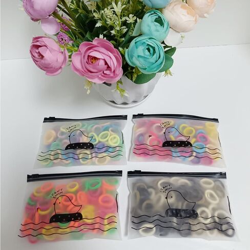 400 قطعة من ربطات شعر الأطفال الصغار، ربطات شعر للفتيات، أربطة شعر مطاطية ملونة لطيفة وإكسسوارات للشعر (اللون 06) in Kuwait