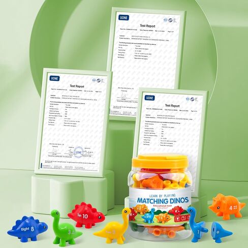 Montessori Learning Toys for Toddlers 1-3, Matching Letters Fine Motor Toy, Double-Sided 26 PCS ABC Dinosaur Alphabet Games for Kids Ages 3-5, Alphabet Learning Dinosaur Set for Kindergarten in Saudi Arabia