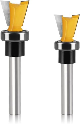 WSOOX 1/4 عرقوب مجموعة لقم التوجيه مع محمل 1/2 بوصة 5/8 بوصة قطع ضياء تتوافق لقم توجيه مشتركة لصنع صناديق خزائن النجارة. in Kuwait