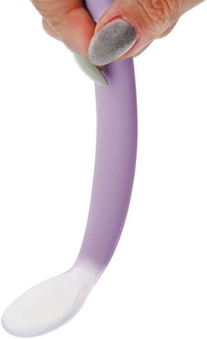 Silicone Baby Spoons, Feeding Spoons for Infants, BPA Free, Soft Silicone, Set of Spoons with Case, Travel Friendly, Made in Korea in Kuwait