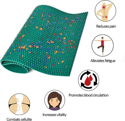 LYAPKO Acupuncture Mat Big Pad 7.0 Ag 2710 Needles. Unique Massager Active Applicator for the Relief of Pain & Stress. Premium Acupressure Patented Therapy Massage Tool in Saudi Arabia