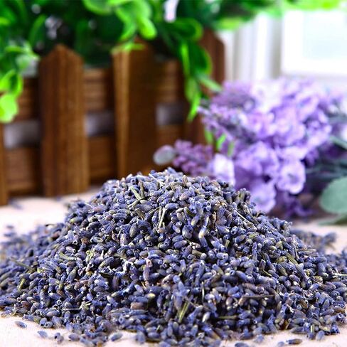 RENM 10 Ounce Lavender Sachets for Closets, 20 Pack Lavender Bud Organic Dried Flower, Dried Lavender Buds Lavender Sachet for Drawers and Closets in Kuwait