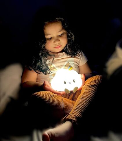 babyboo paris Baby Night Light Cloud, Nursery Decor, BabyShower Gift, USB Rechargeable Colorful Night Light for Kids Room, Silicone LED Light, Changing Colors, Toddler Christmas Gifts in Saudi Arabia
