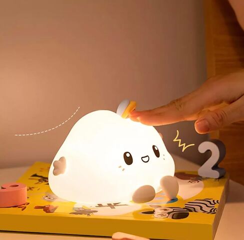 babyboo paris Baby Night Light Cloud, Nursery Decor, BabyShower Gift, USB Rechargeable Colorful Night Light for Kids Room, Silicone LED Light, Changing Colors, Toddler Christmas Gifts in Saudi Arabia