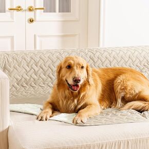 gogobunny 100% Double Sided Waterproof Dog Blanket Soft Pet Bed Cover Reversible Protect Furniture Couch Sofa Car for Puppy Cat Kids (Dark Grey/Light Grey, 52x82 Inch (Pack of 1))