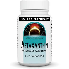 Source Naturals Astaxanthin, Antioxidant Carotenoid, 2mg - 120 Softgels