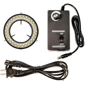 ملحقات المجهر الرقمي 56LED مصباح إضاءة حلقة قابل للتعديل لمجهر تكبير ستيريو in Kuwait