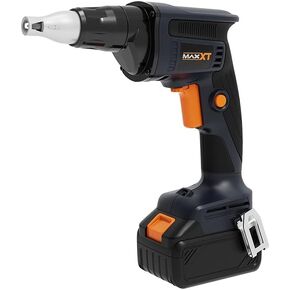 مفك الحوائط الجافة اللاسلكي MAXXT 20 فولت L-ion، سرعة قابلة للتعديل 0-4200 دورة في الدقيقة والعمق، لتطبيقات بناء الحوائط الجافة والتجميع والأرضيات والمبارزة والأسقف والسطح in Kuwait