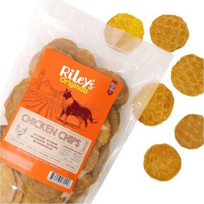 Riley's Chicken Chips for Dogs - USA-Sourced 100% Chicken Breast - 16oz in Saudi Arabia