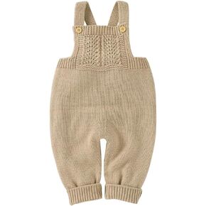 IMEKIS Newborn Baby Knit Romper Overalls Christmas Snowflake Sweater Jumpsuit 1st Birthday Photo Shoot Outfit for Girls Boys in Kuwait