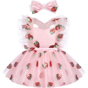 Infant Toddler Baby First Halloween Costume 1st Birthday Tutu Dress Cake Smash Outfits Flower Girls Wedding Dress in Kuwait