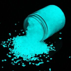 Shiny Stone Glow in The Dark Aquarium Gravel Sand, 3-5mm, Aqua in Kuwait