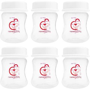 Nenesupply Wide Mouth Feeding Bottle 4.7oz Storage Bottle Compatible with Spectra S2 Spectra S1 and 9 Plus Pumps Inc Nipple and Sealing Disc Compatible with Spectra Accessories and Spectra Pump Parts