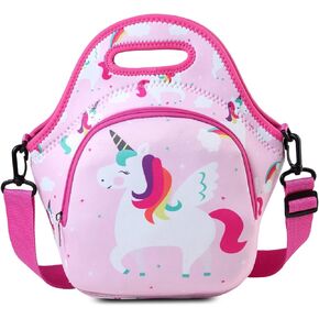 RAVUO Lunch Bag for Kids, Lightweight Neoprene Lunch Box Back to School Meal Tote Kit for Girls,Boys, Astronaut