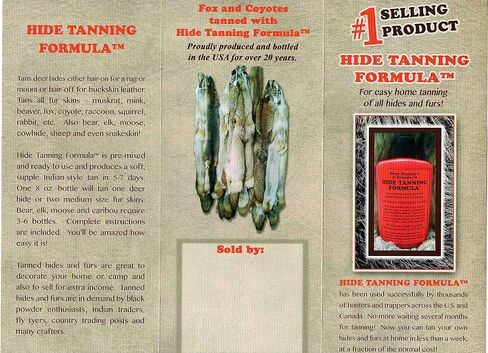 Knoblochs Deer Hunter's & Trapper's Hide & Fur Tanning Formula Multi Pack in Saudi Arabia