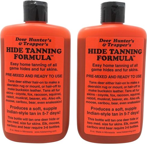 Knoblochs Deer Hunter's & Trapper's Hide & Fur Tanning Formula Multi Pack in Saudi Arabia